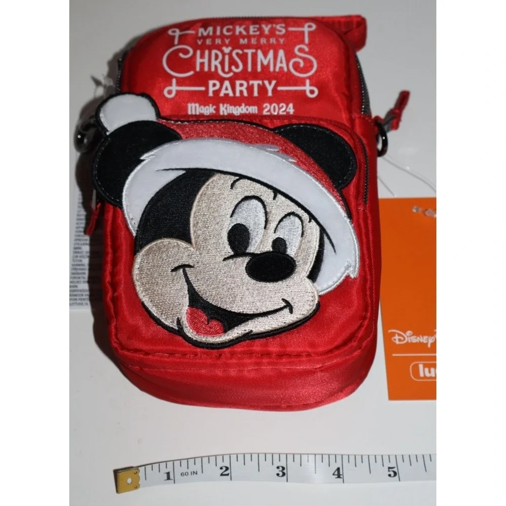 Disney Parks LUG Magic Kingdom 2024 Mickey's Very Merry Christmas Party Bag NEW